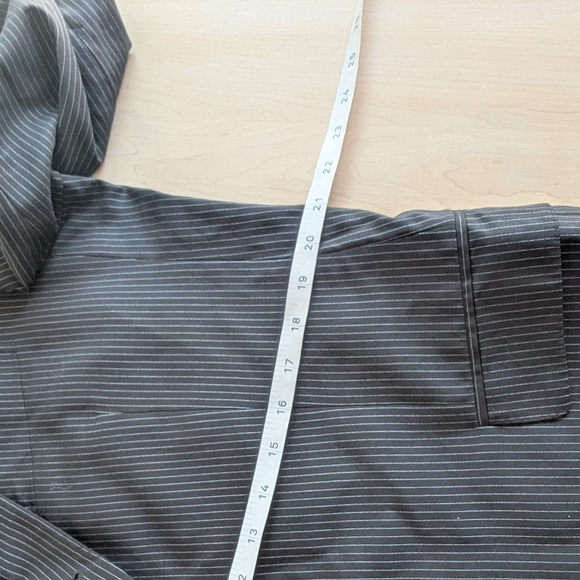 🇮🇹Z Zegna Charcoal Pinstripe Suit Jacket - Picture 10 of 11